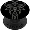 Western Boot Stitch Co Stivale da cowboy western cucito con motivo longhorn e grafica country rodeo PopSockets PopGrip Adesivo