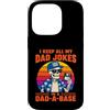 Dad-a-Base Skeleton Jokes Father's Day Custodia per iPhone 14 Pro I Keep All My Dad Jokes in A Dad-a-Base Skeleton Fathers Day