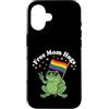 Proud Ally Frog Free Mom Hugs Tees Custodia per iPhone 16 Mamma Gratis Abbraccia LGBTQIA+Ally Pride Month Frog