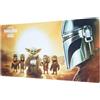 Grupo Erik Tappetino Mouse XXL Mandalorian e Grogu - Tappetino Scrivania Impermeabile e Antiscivolo 80x35cm | Mousepad, Accessori Gaming per Scrivania