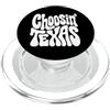 She's from Texas I Can Tell Choosing Tex Western Retro Scegliere Texas Caratteri Scegliere PopSockets PopGrip per MagSafe