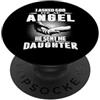 Mother And Daughter Funny Mothers Day I Asked God For An Angel He Sent Me My Daughter Mothers Day PopSockets PopGrip Adesivo