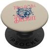 Sarcastic Feral Critter Delight Humor Vi Divertente Sarcastico Cougar Prima di tutto Io sono una delizia anni '90 retrò PopSockets PopGrip Adesivo