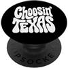 She's from Texas I Can Tell Choosing Tex Western Retro Scegliere Texas Caratteri Scegliere PopSockets PopGrip Adesivo