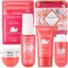 ZKONLY Cofanetto Regalo Donna Beauty, Set da Viaggio 8-Include Skincare,Maschere viso,Doccia Schiuma,Profumo-Combinazione Perfetta per la Cura Quotidiana,Regalo Perfetto per Compleanno,Festa della Mamma