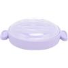 LUCKDANO Scaldacera Siliconico 500ML | Scaldacera Elettrico per Depilazione | Pieghevole Antiaderente | Fusione Rapida | Design Ergonomico (PURPLE)