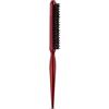 AOOWU Acconciatura Spazzola, Pettine per Capelli di Cinghiale Spazzola per Coda, Spazzole Capelli Spazzola Setole Piatte in Legno per Controllo Bordi, Cotonatura(con denti)