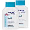 numis med Shampoo ph 5,5 - Confezione da 2 shampoo lenitivo per capelli per pelli molto sensibili (2 x 200 ml)