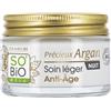 So'Bio Étic LÉA NATURE SO Bio Etic | Cura leggera anti-invecchiamento Notte - Prezioso Argan | Liscio & Raffermit | Olio di Argan Bio| Acido Ialuronico | 99% di origine naturale | Made in France| 50 ml