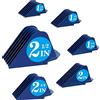 CR8GR8 Protezioni per tagliacapelli Wahl 10, 12, 14, 16, 18, 20, 6 pezzi, extra lunghe, 6 pezzi, guide per tagliacapelli da 6,3 cm, misure multiple, universali, 6,3 cm, 5,7 cm, 5,1 cm, 4,4 cm, 3,8 cm, 3,2 cm