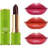Hppsctink Olio per Labbra che Cambia Colore, 3.8g Rossetto Tri-Shade che cambia colore, Idratante e nutriente, Lunga tenuta, Resistente al trasferimento, Lipsticks