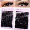 WENDY LASHES Ciglia Finte Ciuffetti,594PCS 80D+100D Ciuffetti Ciglia Finte Russe Soffici C-Curl 10-18mm Look Naturale Lash Extensions DIY Fai Da Te per Principianti(80D+100D-0.07C1018)