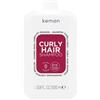 Kemon Shampoo Kemon Curly Hair per capelli ricci e definiti, 1000 ml, forte potere idratante dell'acqua di riso e dell'aloe vera, nutre e rinforza ogni ricciolo, dona morbidezza e lucentezza