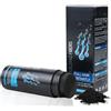 LOPHE Capelli Fibre, Polvere Volumizzante Capelli per Uomo e Donna, Polvere per Capelli Cheratina per Capelli Fibre per il Diradamento dei Capelli(Nero)