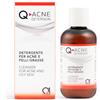 Q1 Q Acne Detersion, Sapone Detergente con Acido Salicilico, Trattamento Brufoli e Punti Neri | per Pelle Grassa che Rimuove Sebo e Impurità, per Pulizia Viso 200ml