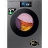 Samsung WF90F09C4SU3 Lavatrice A Libera Installazione 9 Kg, AI Intelligente, 1400 Giri, Classe A, Argento"