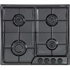 Delonghi De'Longhi FFN 46 ASV piano cottura Nero Da incasso 58 cm Gas 4 Fornello(i)"
