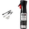 Weber 6764 Kit 3 Accessori Precision & 17875 detergente per Griglie, Nero