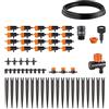 Claber 90764 Drip 20 Vasi Kit Rainjet Goccia, Nero/Arancio