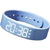 MEIION dotoxy Doxy Risveglio Garantito Orologio Sveglia Braccialetto con Vibrazione, Display LED, Contapassi, Monitor Sonno, USB Ricaricabile - Adatto per Uomo, Donna ed Adolescenti