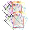 HouseVibe 20 buste cancellabili a secco, colori assortiti, 25,4 x 35,5 cm, protezioni per fogli riutilizzabili, porta biglietti trasparenti