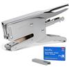 Pryma Spillatrice da ufficio ad Alti Spessori con 1000 Punti P26/6 Inclusi - 18x2,3x9,1 cm - Cucitrice Solida, Resistente e Smontabile - Facile da Ricaricare - Ideale per Ufficio, Scuola e Casa