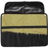 Generic Organizer arrotolabile per attrezzi tascabile, con 10 tasche per moto, anelli elastici, custodia per chiavi, kit compatto per attrezzi, arrotolabile, per elettricisti, idraulici, falegnami, uso