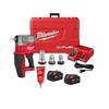 Milwaukee M18 FUEL 2 ProPEX Expander Kit con una chiave e teste espansori da 1 1/4 a 2