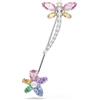Swarovski x Ariana Grande Spilla, Taglio misto, Libellula, Multicolore, Placcato rodio