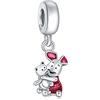 HAEPIAR S925 Sterling Silber Charme für Armband Halskette Charm Dangle Pimpi con una bambola für Frauen Mädchen Geburtstag Geschenke