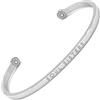 the simple pledge Simple Pledge - Soul Sisters - Blind - Bracciale in confezione regalo con incisione per donna in argento, oro o oro rosa e Acciaio inossidabile, colore: argento