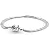 PANDORA Icons Bracciale in maglia snake multipla in argento Sterling, 19