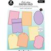 Blocco di carte scrap Card Making Happy and Bright 10x15 A4