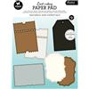 Blocco di carte scrap Card Making Naturals and Essential 12x17