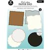 Blocco di carte scrap Card Making Naturals and Essential 15x15