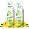 FruttaMax Sciroppo al Limone e Lime Senza Zucchero - 60% Frutta Vera | Sciroppo a Basso Contenuto Calorico per Gasatori, Cocktail e Dessert - 2 x 500ml