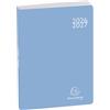 Exacompta - 1824081E - Agenda giornaliera Forum Color Soft Harmony, 12 x 17 cm, agosto 2025 a luglio 2026, colore: blu