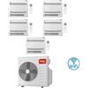 TCL Climatizzatore Condizionatore TCL Console Pavimento Wi-Fi R32 Penta Split Inverter 9000 + 9000 + 9000 + 12000 + 18000 BTU con U.E. MT4250 NOVITÁ Classe A++/A+