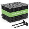 GARDENIX TerraPEG - 1000 picchetti di Ancoraggio per Terreno in Tessuto Non Tessuto per Giardino, Copertura per sabbiera, Rete Anti-Erbacce, Multiuso, Extra Forte