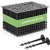 GARDENIX TerraPEG - 500 picchetti di Ancoraggio per Terreno in Tessuto Non Tessuto per Giardino, Copertura per sabbiera, Rete Anti-Erbacce, Multiuso, Extra Forte