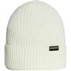 NAPAPIJRI Cappello in Maglia Bianca con Toppa da Uomo Uni