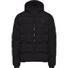 Indicode IDRapse - Giacca trapuntata da uomo, con cappuccio, con elastico, polsini a coste, dettagli sull'etichetta, vestibilità regolare, nero (999)., XL