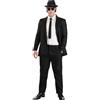 Fun Costumes Mens Saturday Night Live Blues Brothers Fancy Dress Costume | Jake And Elwood Musical Duo Adult Outfit for Halloween Medium