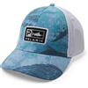 PELAGIC Abbigliamento Offshore Icon Gyotaku Trucker Basso Profilo, Blu, Taglia unica