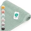 Blumtal Tappeto Bagno Antiscivolo, Tappetino Bagno in Ciniglia lavabile, Tappeto Assorbente, Certificato Oeko-TEX - 50x80cm, Verde menta