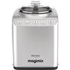 Magimix Nisbets PLC Magimix 11680 Gelato Expert in argento con 2 ciotole grandi in acciaio inox da 2 L e 3 programmi automatici con congelatore integrato, nero
