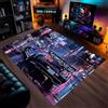RUILBJM 3D Auto Moto Tappeto, Neon Cool Graffiti Auto Sportiva Motivo Decorativo, Morbido Confortevole Soggiorno Area Rug, Teenager Ragazzi Camera da Letto Antiscivolo Tappetino (Style 6,140x200cm)