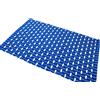 Casa Service ARNO Tappeto Cotone, 50x80cm, Lavabile, per Bagno e Cucina, Antiscivolo (Blue)