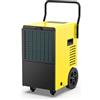 DAHTEC Deumidificatore Elettrico Professionale (max 50 L/24h), con Serbatoio Grande Capienza 7 L e Scarico Automatico, Ideale per Casa, Cantine e Locali fino a 150 m²/380 m³