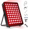 BOSYTRO Red Light Therapy, Lampada Infrarossa 660nm & 850nm, Luce Rossa 120W Doppio Chip 70 LED, con Timer e Supporto Regolabile, Luce Rossa Terapia per Migliorare la Pelle, Alleviare il Dolore